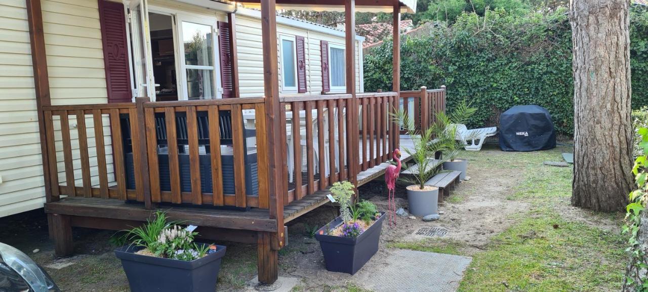 Mobil-Home Confort Camping Le Bois Masson แซ็งต์-ฌอง-เดอ-มองต์ ภายนอก รูปภาพ